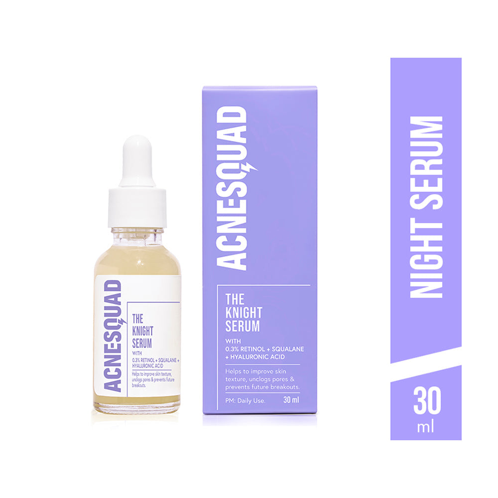 Knight Serum with 0.3% Retinol + Squalane + Hyaluronic Acid | 30 ml